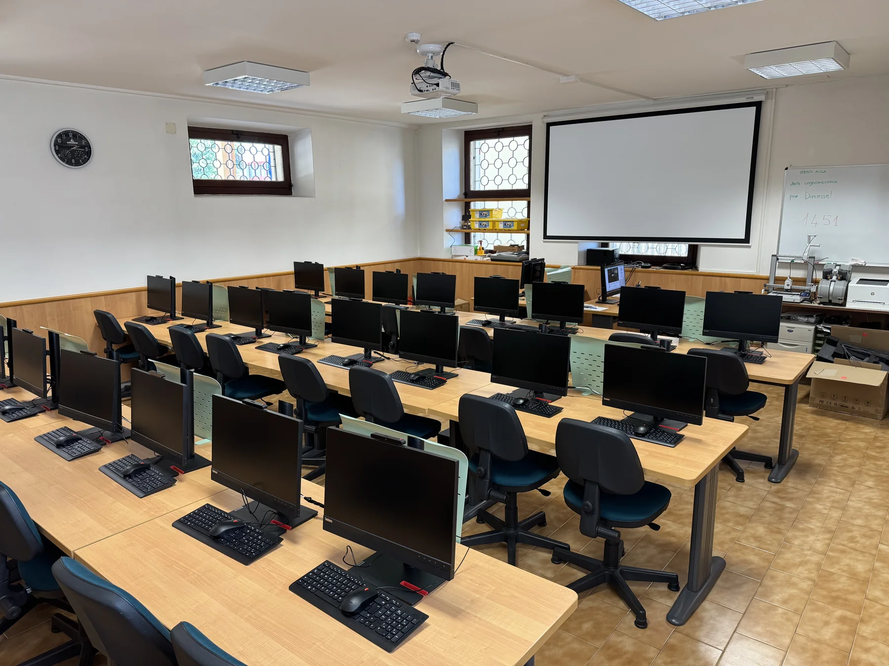 Aula informatica rinnovata nel 2026